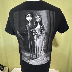 Corpse Bride Tim Burton Men's Black T Shirt Small Movie Animation